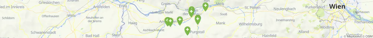 Map view for Pharmacies emergency services nearby Sankt Martin-Karlsbach (Melk, Niederösterreich)